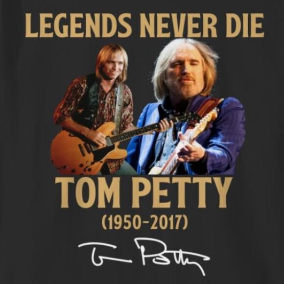 Tom Petty Signature Legends Never Die 19502017 Retro Music Fan Collector 05 - Picture 2 of 5
